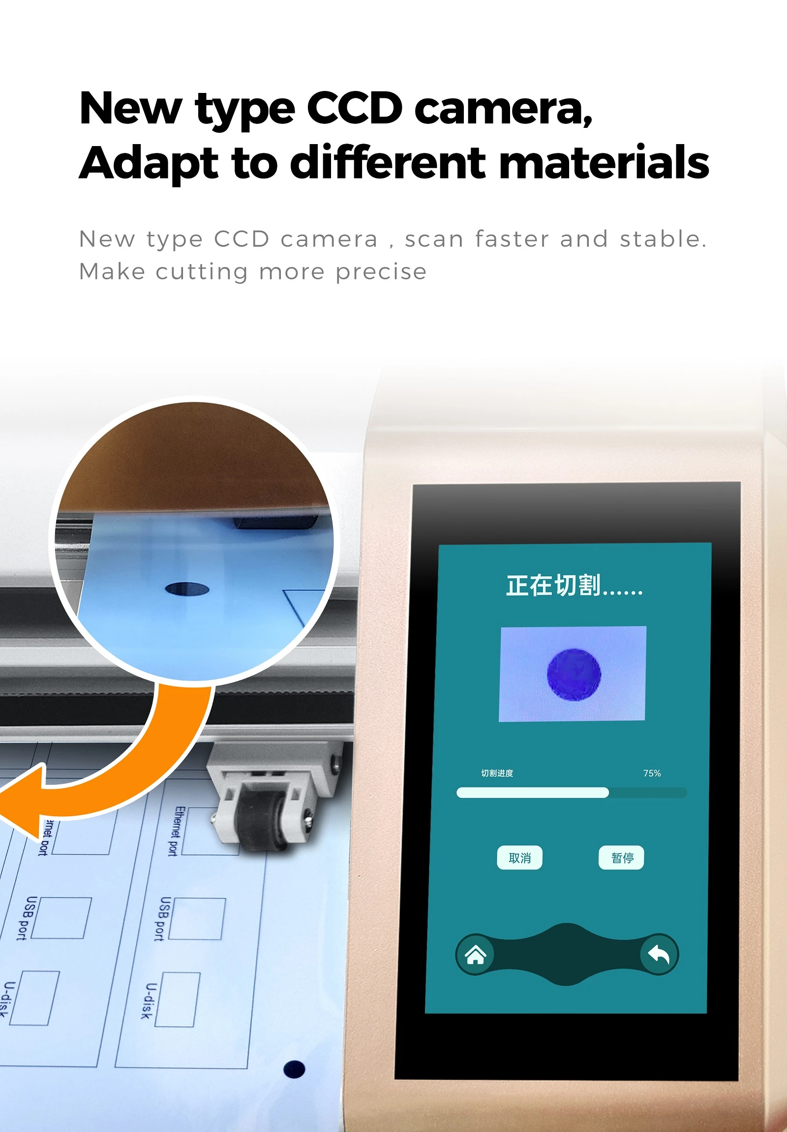 A3 Plus Mini Sticker Cutting Machine Scan